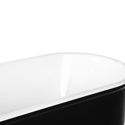 PINEL freestanding bathtub 170 x 80 cm Black [7]