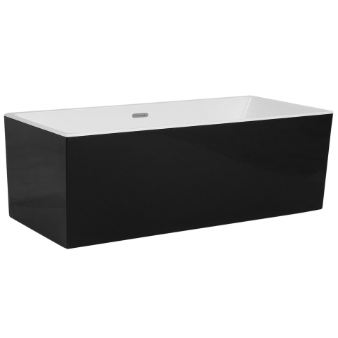 Freestanding bathtub RIOS 170 x 80 cm Black [3]