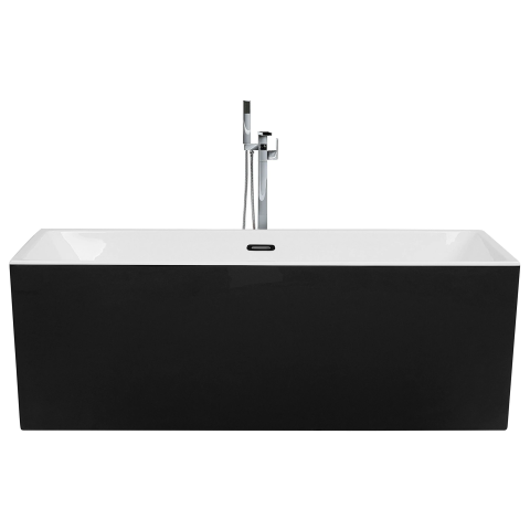 Freestanding bathtub RIOS 170 x 80 cm Black [1]