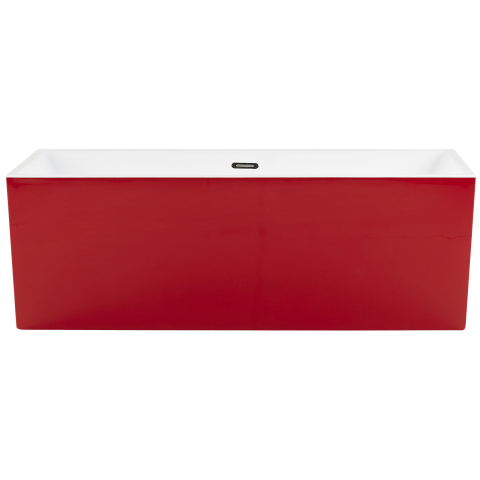 Cadă freestanding RIOS 170 x 80 cm Roșu [6]