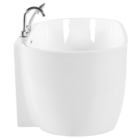 Freestanding bathtub ROTSO 170 x 80 cm White [4]