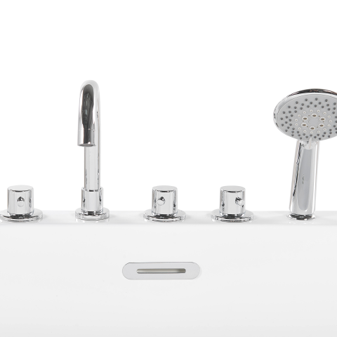 Freestanding bathtub ROTSO 170 x 80 cm White [8]