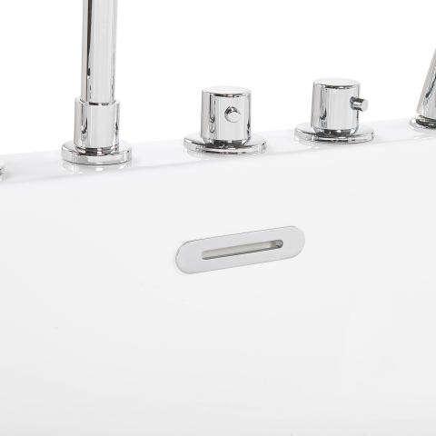 Freestanding bathtub ROTSO 170 x 80 cm White [9]