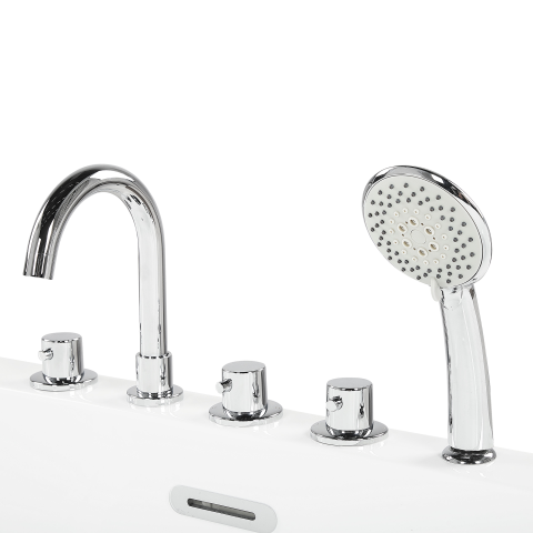 Cadă freestanding ROTSO 170 x 80 cm Roșu [8]