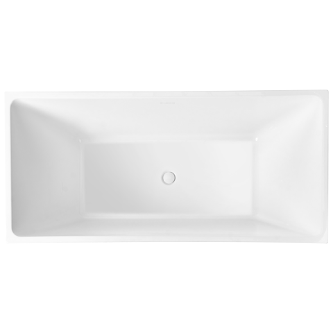 Freestanding bathtub SERENA 170 x 80 cm White [7]