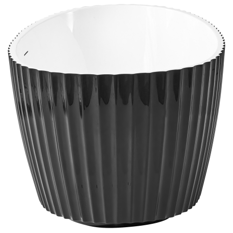 Freestanding bathtub TEFE 170 x 78 cm Black [5]