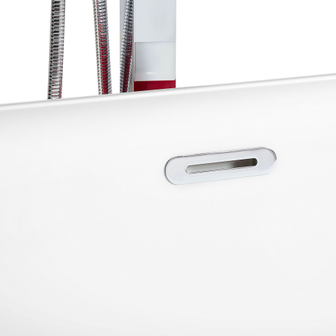 Tesoro freestanding bathtub 170 x 77 cm Red [7]