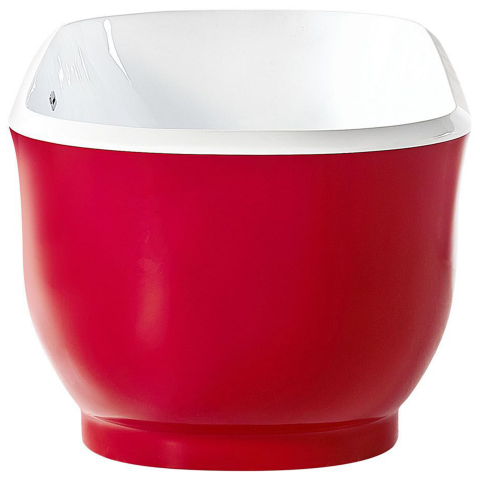 Tesoro freestanding bathtub 170 x 77 cm Red [4]