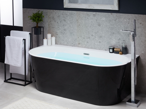 Cadă de baie - HARVEY bathtub 170 x 80 cm Black/White