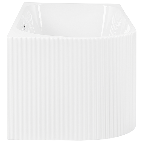 Cadă pe colț GOCTA Stânga 169 x 80 cm Alb [5]