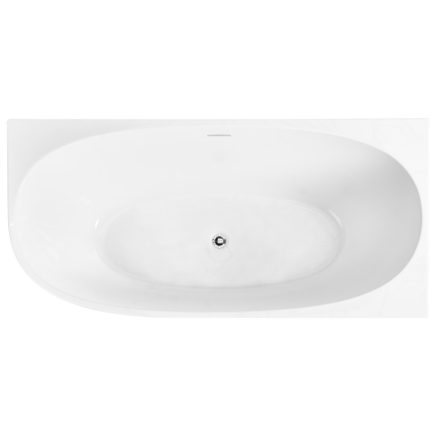 PARNAIBA corner bathtub Left 170 x 80 cm White [7]