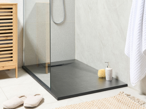 Cădiță de duș - AZZURRO shower tray 80 x 120 x 3 cm Black