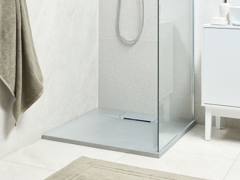 Cădiță de duș - Shower tray AZZURRO 80 x 80 x 3 cm Grey