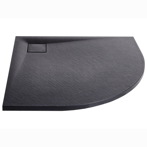 PARON shower tray 80 x 80 x 3 cm Black [4]