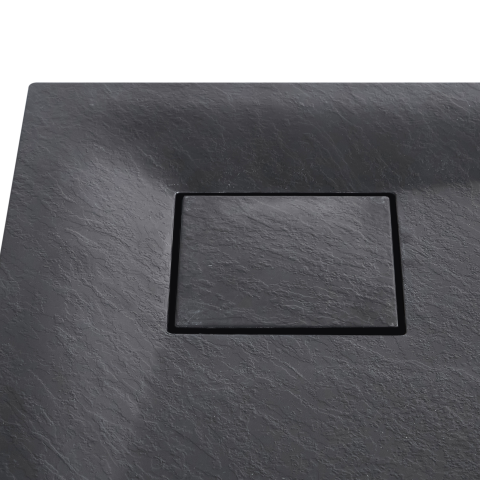 PARON shower tray 90 x 90 x 3 cm Black [5]