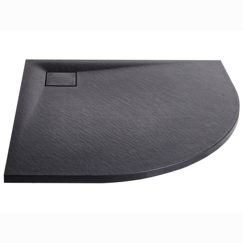 PARON shower tray 90 x 90 x 3 cm Black [4]