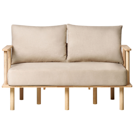 2-seater sofa bed ASKER Sand [1]