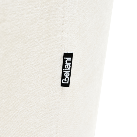 Canapea cu 2 locuri EIBY Chenille Alb [8]