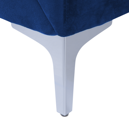 FENES 2-seater sofa Navy blue velvet [6]