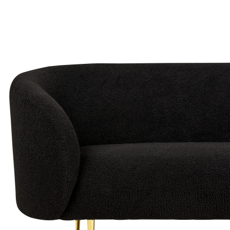 2-seater sofa LOEN Boucle Black [6]