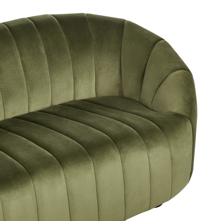 2-seater sofa MALUNG Velvet Dark Green [6]