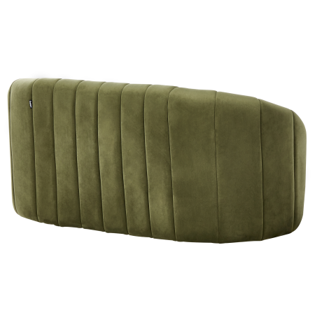 2-seater sofa MALUNG Velvet Dark Green [4]
