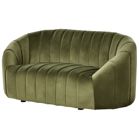 2-seater sofa MALUNG Velvet Dark Green [3]