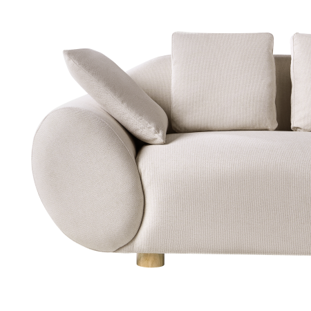 Canapea cu 2 locuri RINGEL  Bej deschis [5]