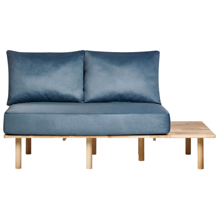 SALO 2-seater sofa Blue with tables [1]
