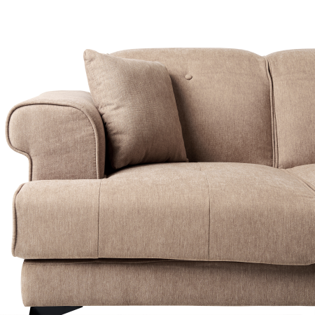 2-seater sofa SKIVE Light Brown [8]