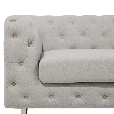 Canapea cu 2 locuri VISSLAND  Bej deschis [5]