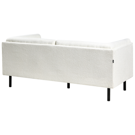 Canapea cu 2 locuri VORGOD Boucle Alb-murdar [5]