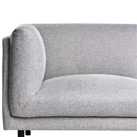 Canapea cu 2 locuri VORGOD  Gri deschis [5]