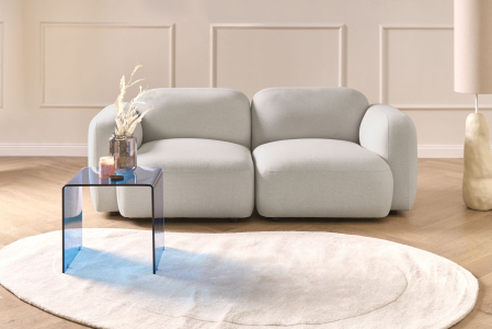 Canapele - Canapea cu 3 locuri AFOSS  Bej deschis