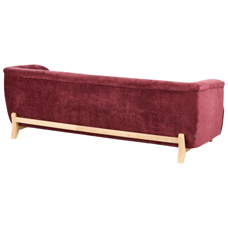 Canapea cu 3 locuri ALNOR Chenille Bordo [4]