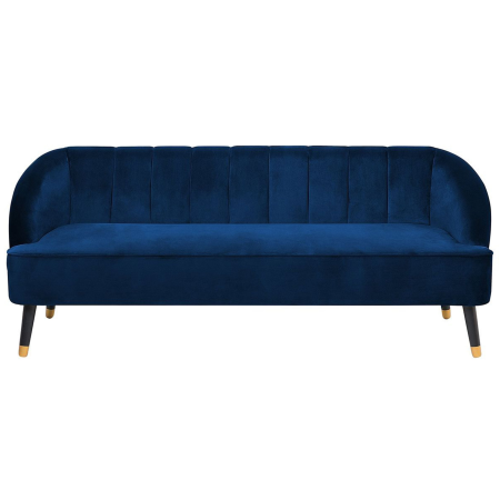 ALSVAG 3-seater sofa Velvet Navy Blue [1]