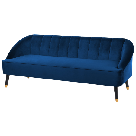 ALSVAG 3-seater sofa Velvet Navy Blue [3]