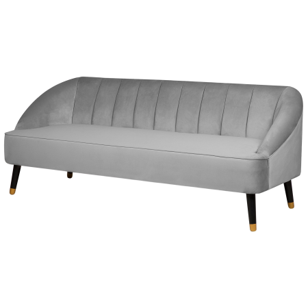 ALSVAG 3-seater sofa Velvet Light grey [3]
