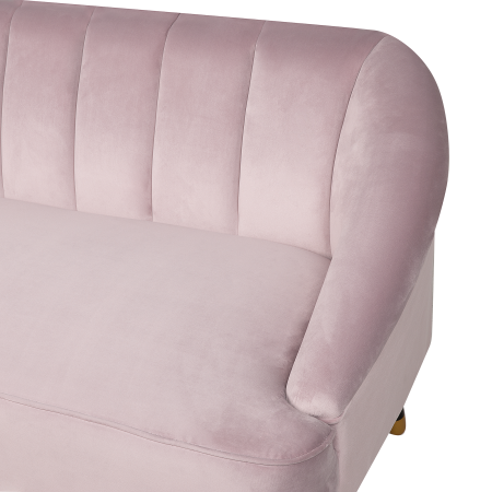 3-seater sofa ALSVAG Pink velvet [5]