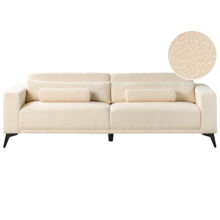 3 seater sofa ANGE Off-white Boucle [1]