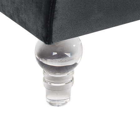 Canapea cu 3 locuri ARVIKA Catifea Negru [9]