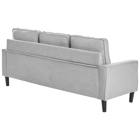 3-seater sofa AVESTA Light grey with ottoman [4]