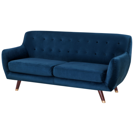 3-seater sofa BODO Velvet Navy blue [3]