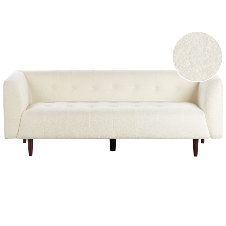 3-seater sofa BYSKE Off-white Boucle [1]