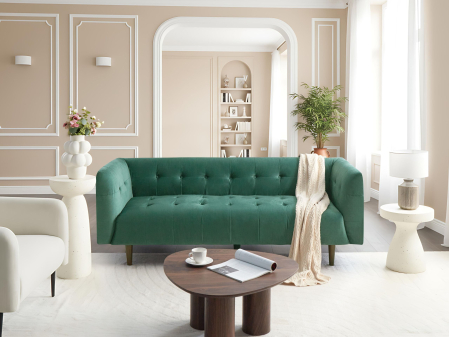 Canapele - Canapea cu 3 locuri BYSKE  Verde