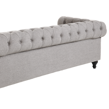 3-seater sofa CHESTERFIELD Light grey [5]