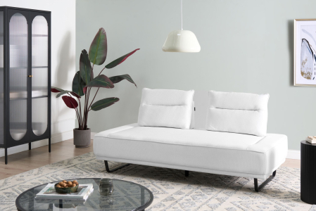 Canapele - Canapea cu 3 locuri FAXEN  Alb