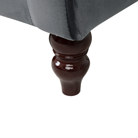 Canapea cu 3 locuri FENSTAD Catifea Gri [6]