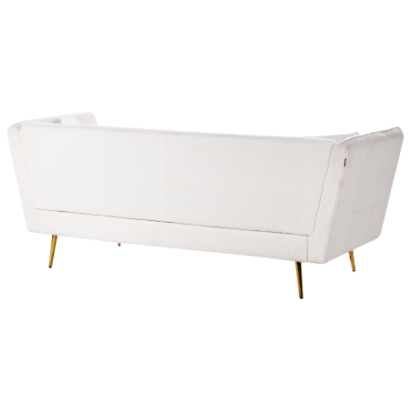 Canapea cu 3 locuri FREDERICA Boucle Alb-murdar [5]