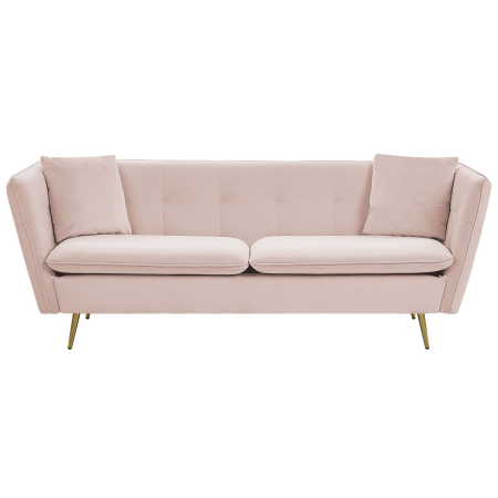 3 seater sofa FREDERICA Pink velvet [1]